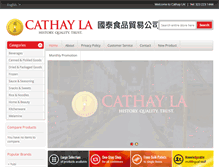 Tablet Screenshot of cathayla.com